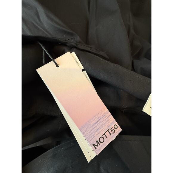 NWT Mott50 Serena Ruffle V-Neck Maxi Dress Sun Protection Black Sz Small - Picture 7 of 12